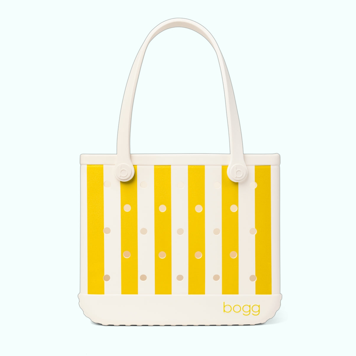Baby Bogg Bag Limoncello Yellow Stripe Water Sports Travel Tote Oversized Travel Friendly with Easy Clean Surface for Resort Holidays Travel Organizer Vacation Essentials for Women