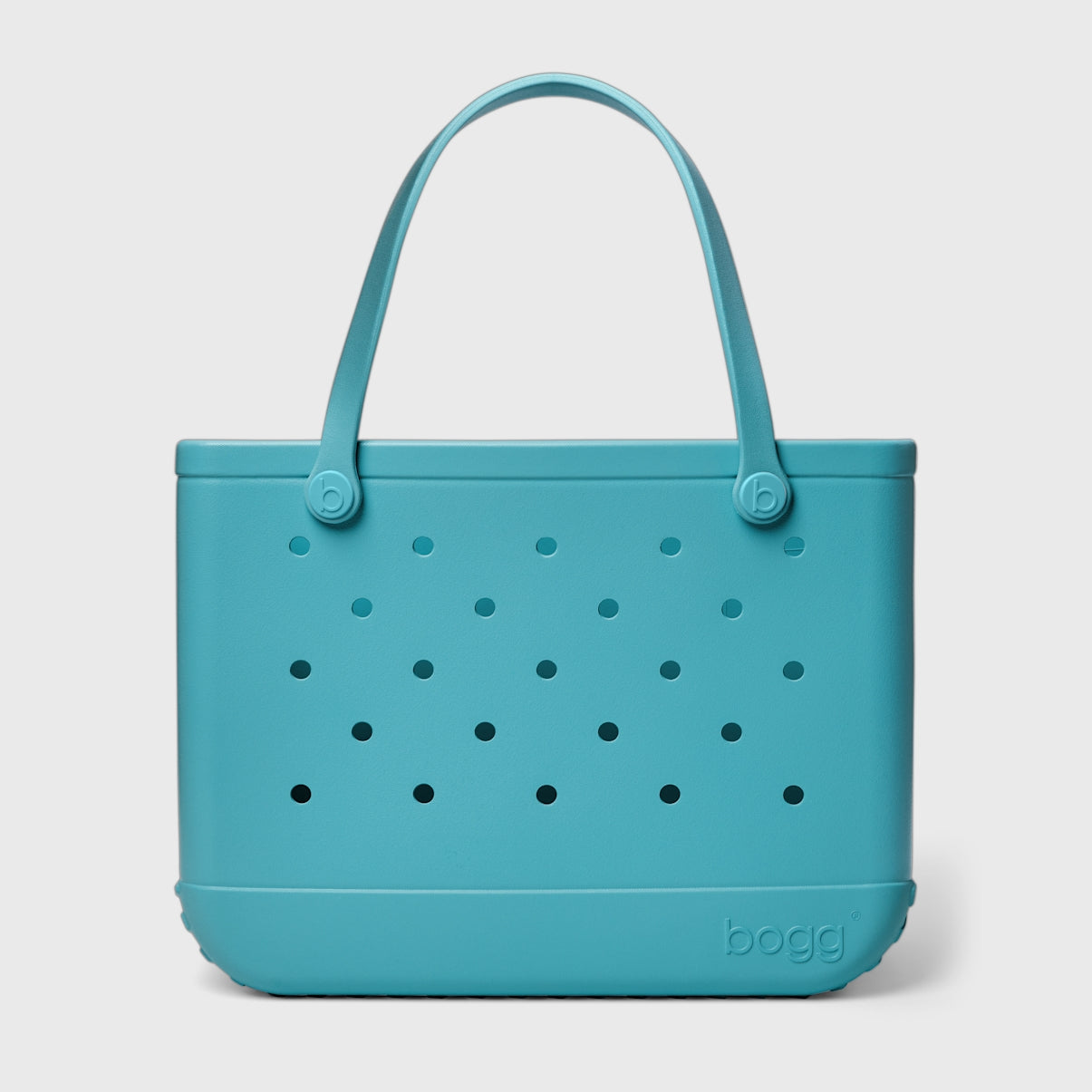 Original Bogg Bag Turquoise and Caicos Family Beach Day Carryall Washable Sandproof with Cosmetic Organizer for Pool Days Travel Organizer Vacation Essentials for Women