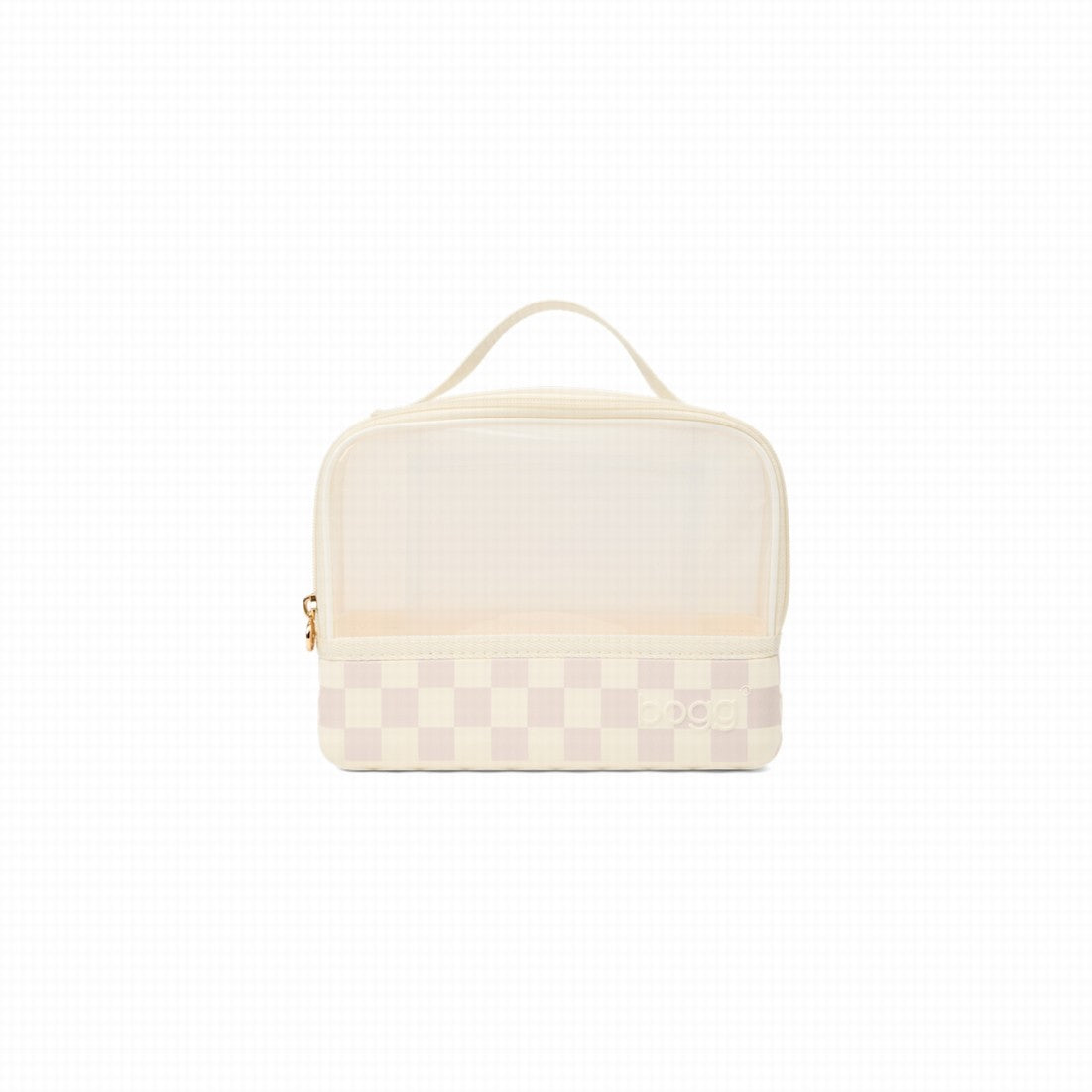 Boggs N' Ends Checkered Coconut/Mushroom Travel Companion Beach Tote Functional Quick Dry Easy Maintenance Surface for Family Trips