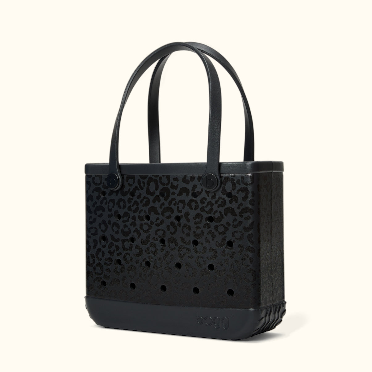 Baby Bogg Bag Onyx Leopard Luxury Resort Pool Tote Tip Resistant Washable with Makeup Bag for Lake Adventures Travel Organizer Vacation Essentials for Women