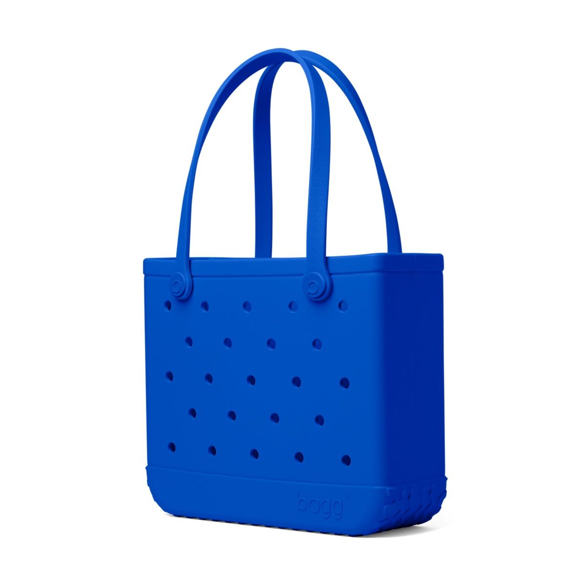 Baby Bogg Bag Mykonos Blue Sand Resistant Beach Storage Bag Oversized Durable with Makeup Bag for Lake Adventures Travel Organizer Vacation Essentials for Women