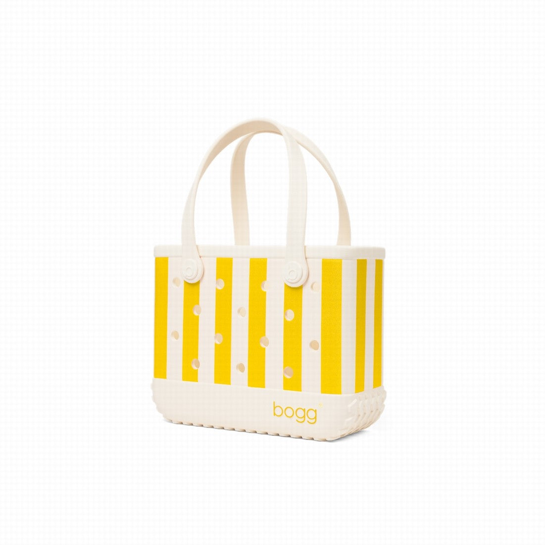 Bitty Bogg Bag Limoncello Yellow Stripe Outdoor Adventure Pool Tote Waterproof Durable with Reinforced Handles for Weekend Getaways Travel Organizer Vacation Essentials for Women
