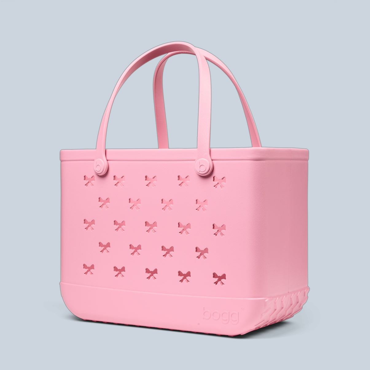 Original Bogg Bag Bubblegum Bows Lake Day Waterproof Tote Premium Oversized Accessory Organizer Pouch for Weekend Travel