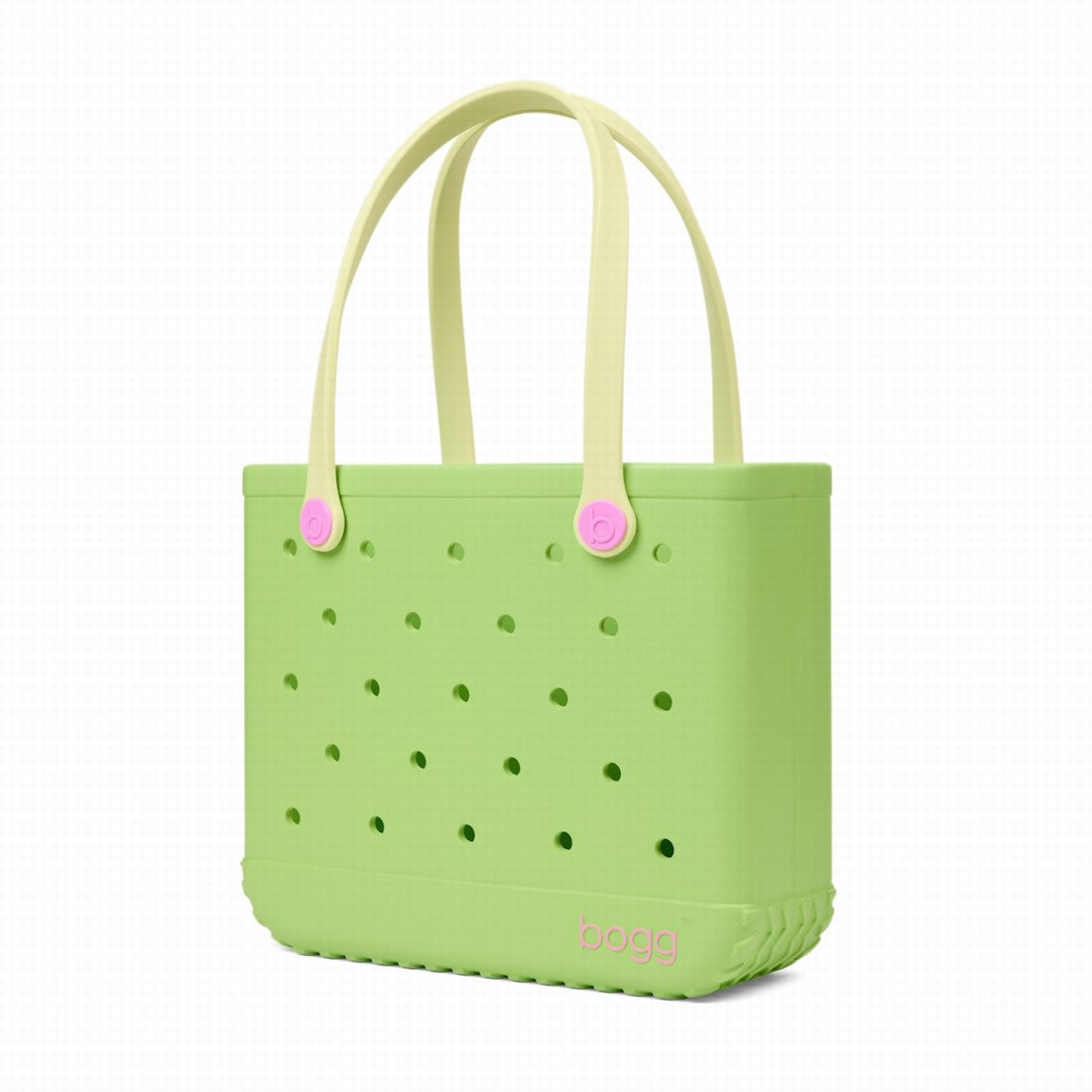 Baby Bogg Bag Lime In The Coconut Easy Clean Rubber Tote Durable Lightweight with Cosmetic Organizer for Family Beach Days Travel Organizer Vacation Essentials for Women