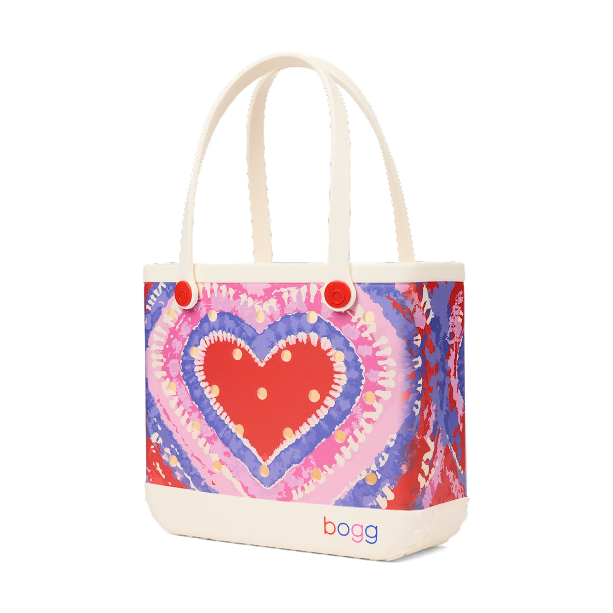 Baby Bogg Bag Dye licious Heart Buoy Red Travel Smart Beach Bag Lightweight Tip Resistant Waterproof Phone Pouch Included for Cruise Travel
