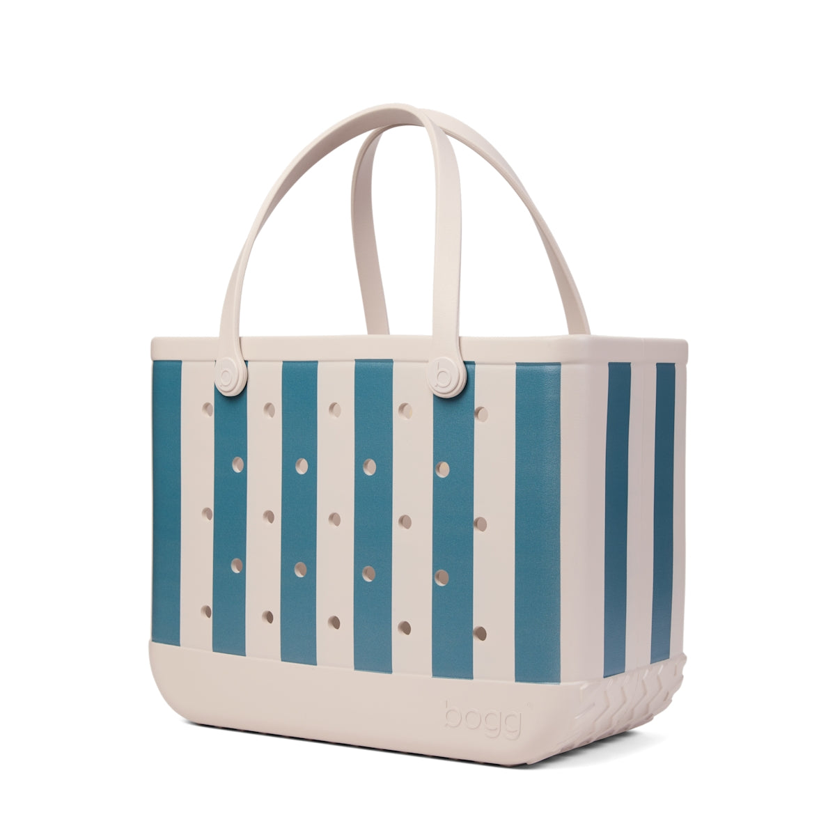 Original Bogg Bag Dockside Stripe Cruise Essentials Travel Tote Sandproof Durable with Spacious Interior for Cruise Travel Travel Organizer Vacation Essentials for Women
