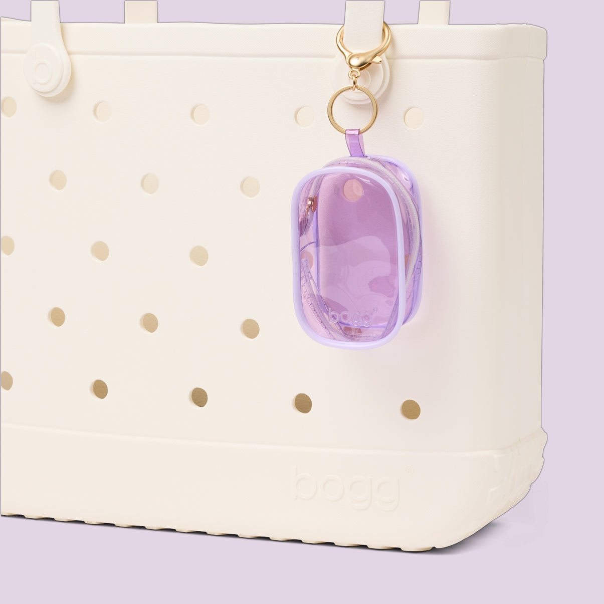 Bubble Bogg I Lilac You A Lot Waterproof EVA Beach Tote Bag Oversized Travel Friendly with Travel Accessory Pouch for Cruise Travel Travel Organizer Vacation Essentials for Women