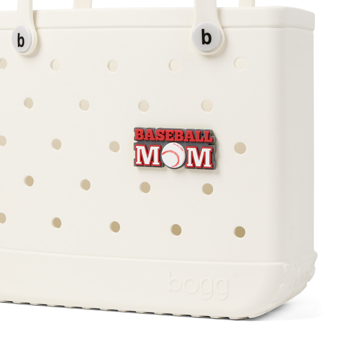 Bogg Bit Baseball Mom Lightweight Waterproof Carryall Tip Resistant Large Capacity with Cosmetic Organizer for Lake Adventures Travel Organizer Vacation Essentials for Women
