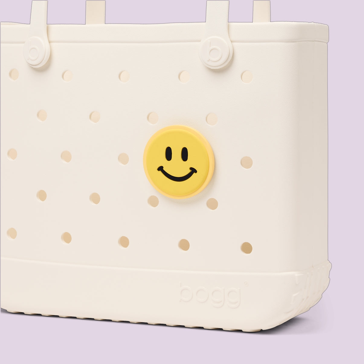Bogg Bit Smile Travel Ready Pool Tote Functional Easy Clean Reinforced Grip Handles for Summer Adventures