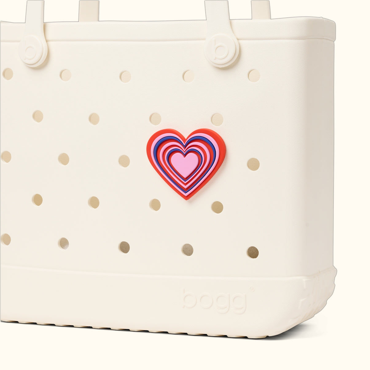 Bogg Bit Layers Of Love Travel Ready Pool Tote Portable Easy Clean Deep Storage Interior for Weekend Travel