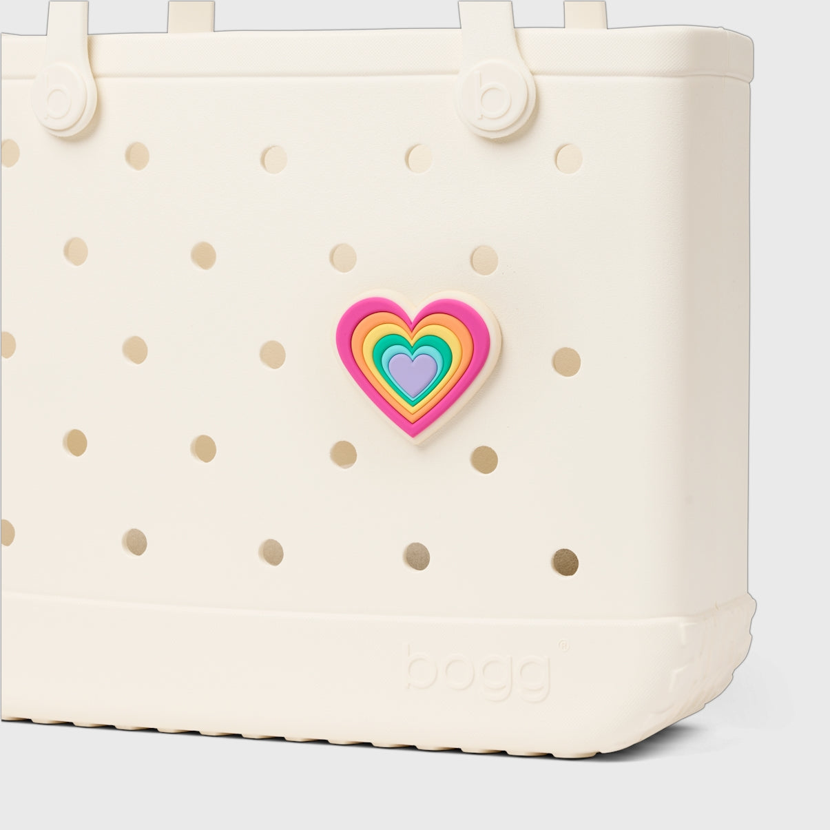 Bogg Bit Layered Heart Luxury Resort Pool Tote Washable Durable with Extra Storage Compartments for Beach Vacation Travel Organizer Vacation Essentials for Women