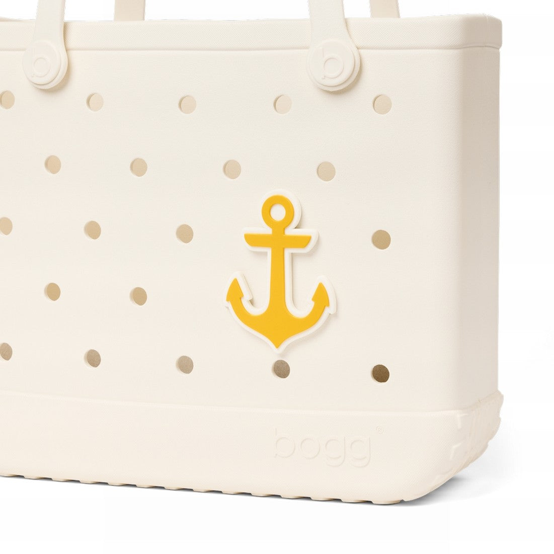 Bogg Bit Limoncello Yellow Anchor Weekend Getaway Beach Bag Washable Large Capacity with Reinforced Handles for Picnic Days Travel Organizer Vacation Essentials for Women