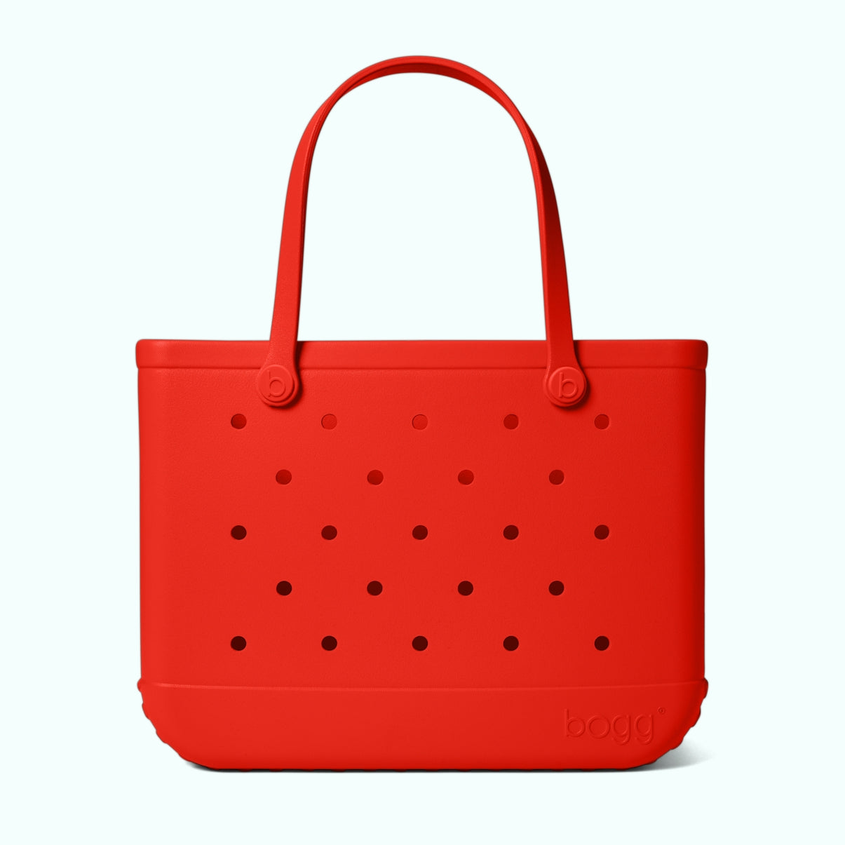 Original Bogg Bag Buoy Red Island Getaway Carryall Ultra Durable Large Capacity Deep Storage Interior for Beach Holidays