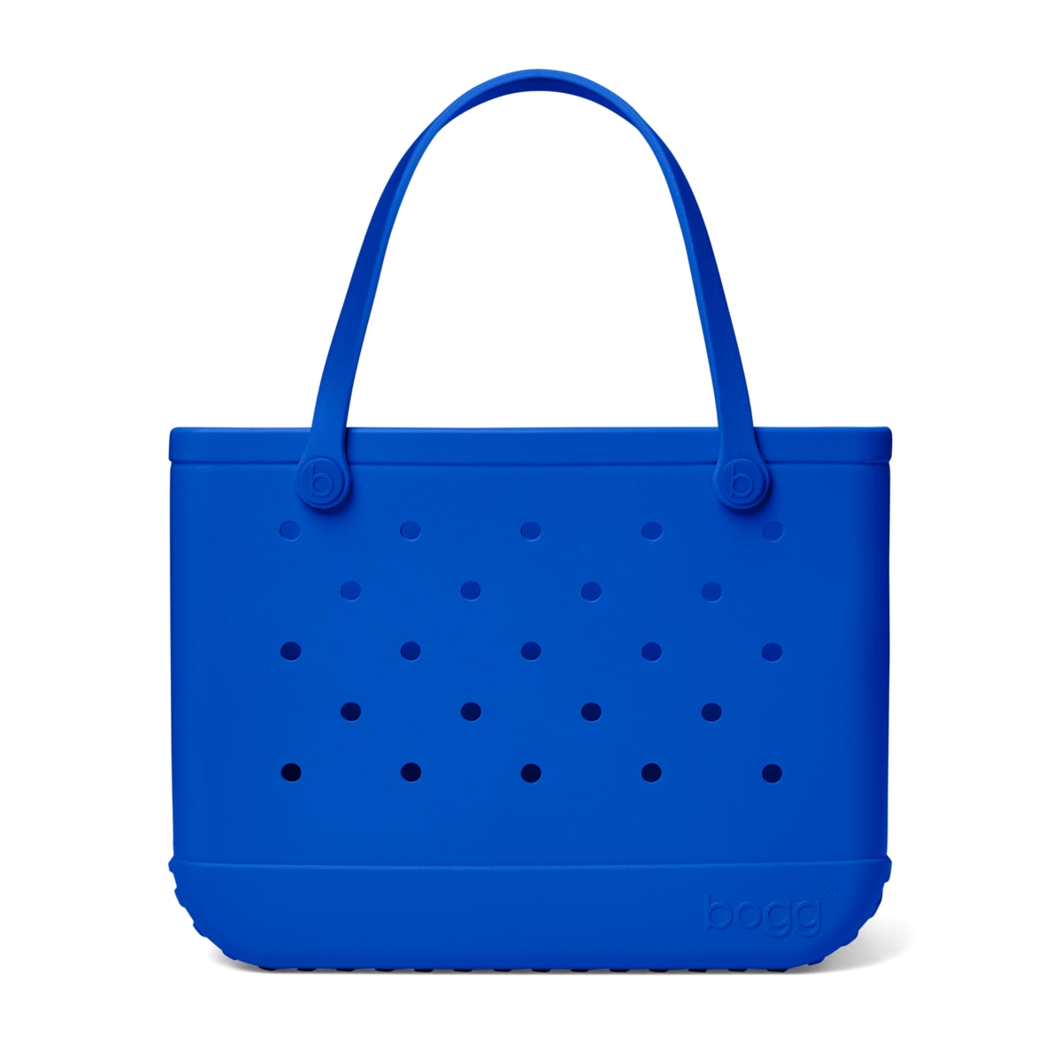 Original Bogg Bag Mykonos Blue Seaside Adventure Tote Flexible Washable Non Slip Bottom Design for Beach Holidays