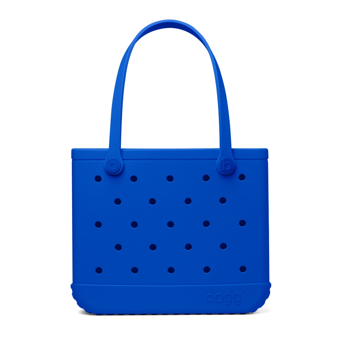 Baby Bogg Bag Mykonos Blue Sand Resistant Beach Storage Bag Oversized Durable with Makeup Bag for Lake Adventures Travel Organizer Vacation Essentials for Women