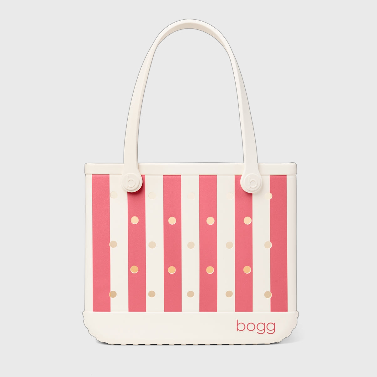 Baby Bogg Bag Capri Coral Stripe Summer Beach Accessories Bag Washable Sandproof with Easy Clean Surface for Yacht Excursions Travel Organizer Vacation Essentials for Women