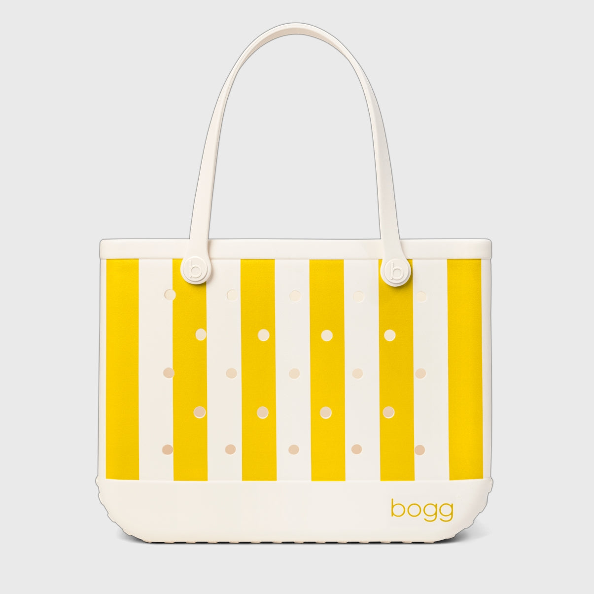 Original Bogg Bag Limoncello Yellow Stripe Outdoor Leisure Organizer Premium Washable Waterproof Phone Pouch Included for Cruise Travel