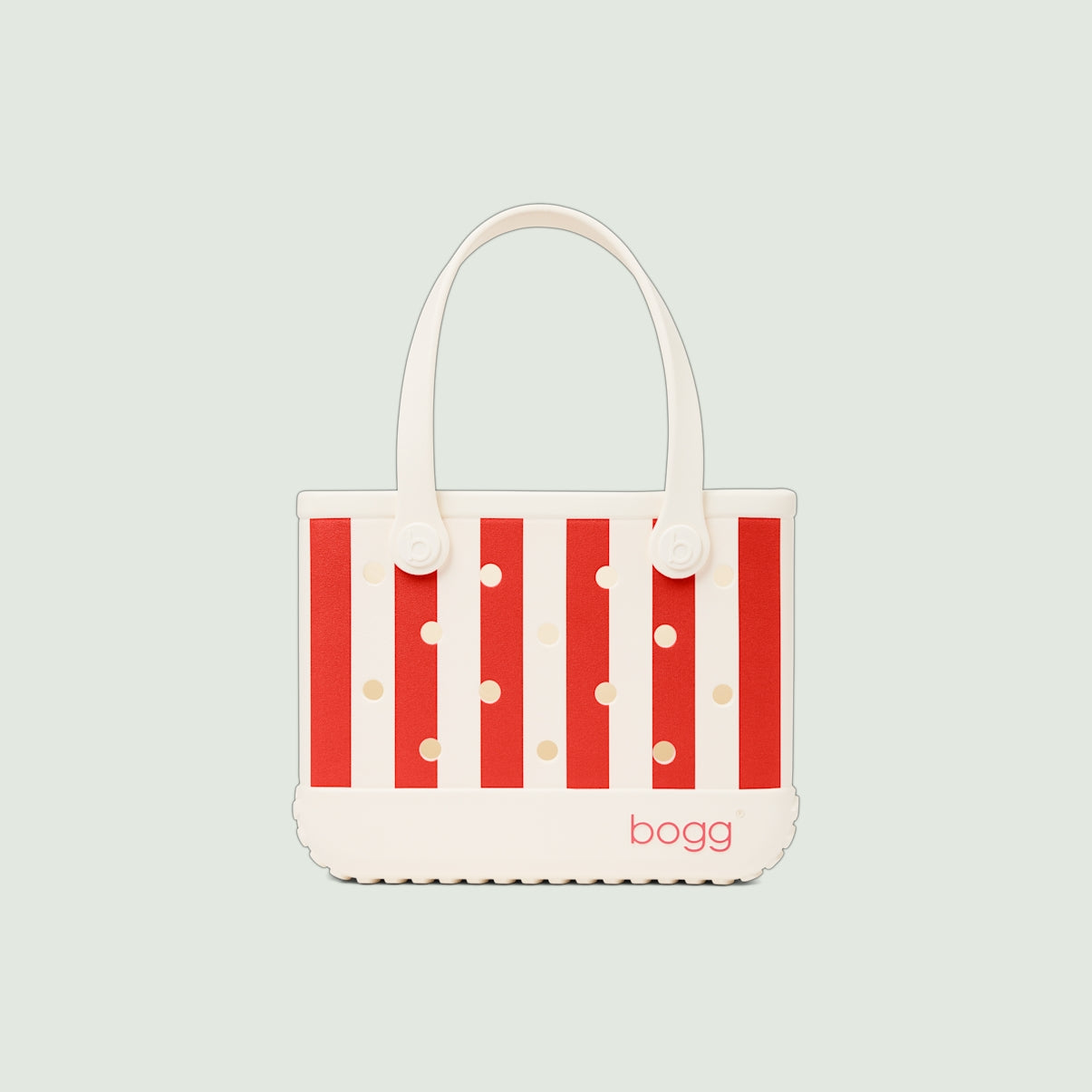 Bitty Bogg Bag Buoy Red Stripe Family Holiday Beach Organizer Flexible Sandproof Accessory Organizer Pouch for Resort Vacations