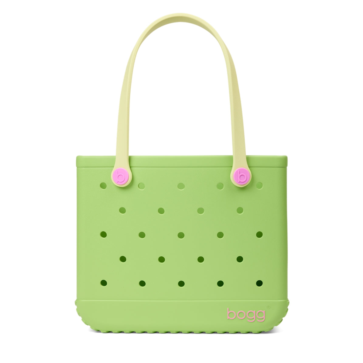 Baby Bogg Bag Lime In The Coconut Easy Clean Rubber Tote Durable Lightweight with Cosmetic Organizer for Family Beach Days Travel Organizer Vacation Essentials for Women