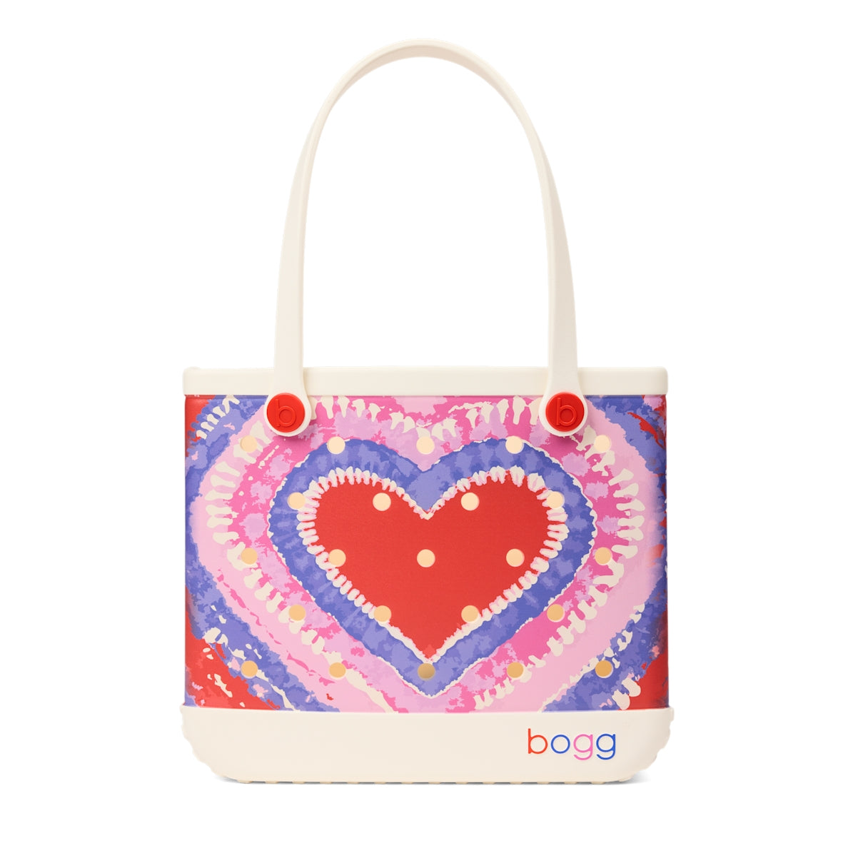 Baby Bogg Bag Dye licious Heart Buoy Red Travel Smart Beach Bag Lightweight Tip Resistant Waterproof Phone Pouch Included for Cruise Travel