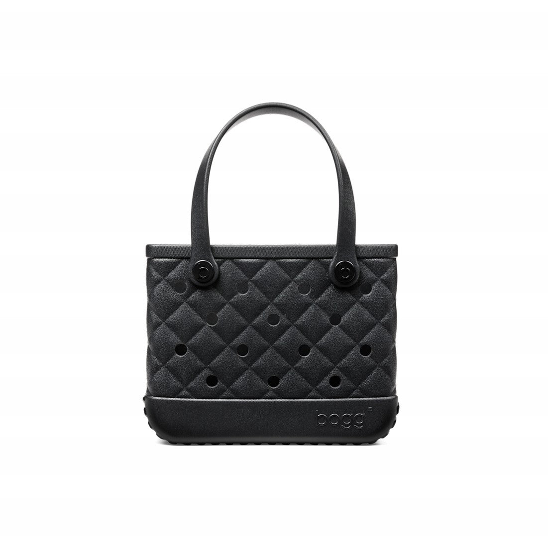 Bitty Bogg Bag Quilted LBD Black Coastal Travel Beach Bag Stylish Quick Dry Adjustable Shoulder Strap for Weekend Travel