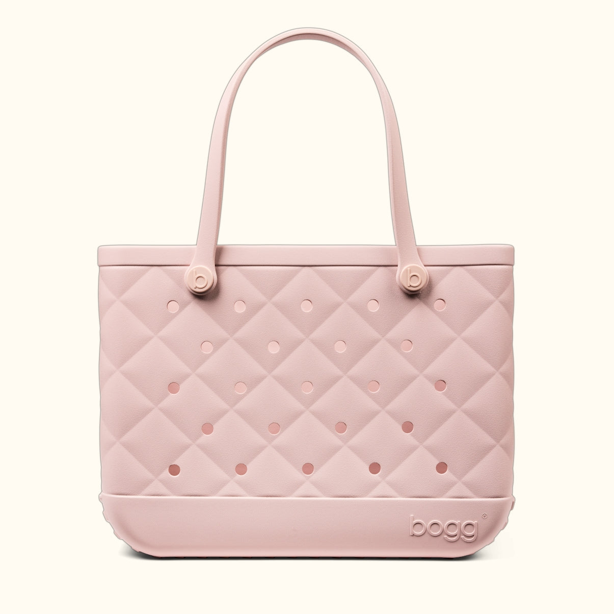 Original Bogg Bag Quilted Rose Petal Summer Escape Beach Bag Heavy Duty Multi Purpose Extra Wide Opening for Boat Excursions