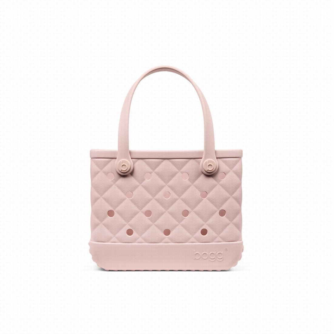 Bitty Bogg Bag Quilted Rose Petal Beach Picnic Storage Bag Heavy Duty Easy Clean Reinforced Grip Handles for Resort Vacations