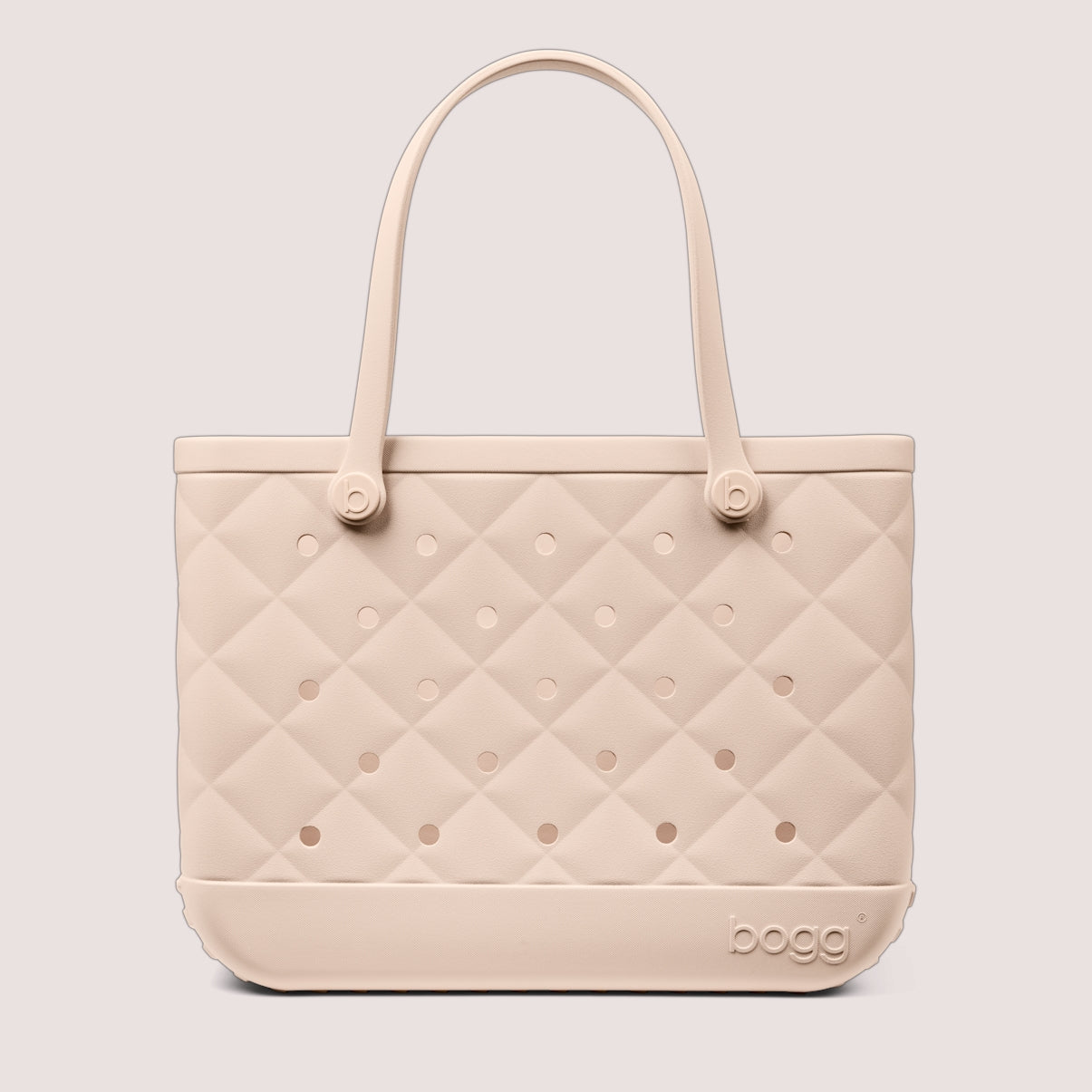 Original Bogg Bag Quilted Freshly Pressed Linen Holiday Resort Carryall Portable Easy Clean Waterproof Phone Pouch Included for Family Trips