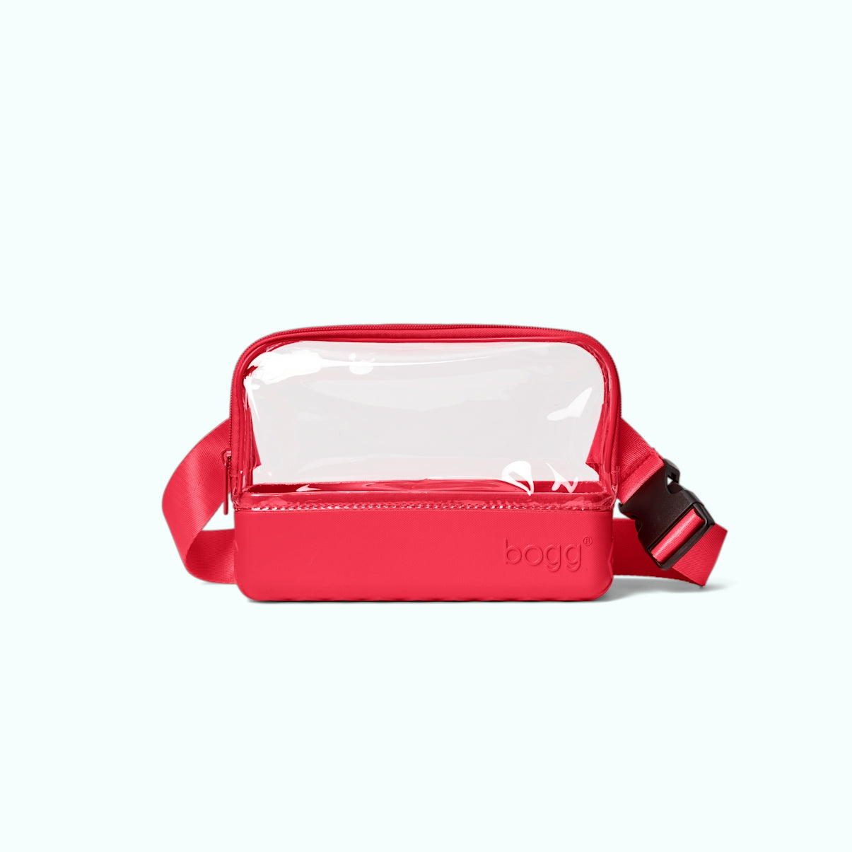 Bogg Stadium Bag Off to the Races Red Waterproof EVA Beach Tote Bag Waterproof Lightweight with Cosmetic Organizer for Summer Travel Travel Organizer Vacation Essentials for Women
