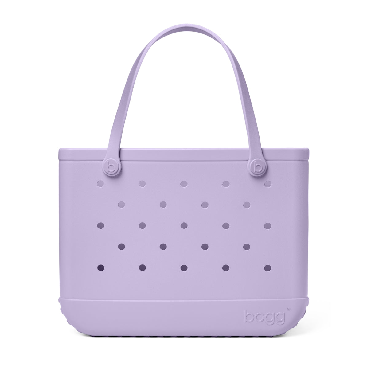Original Bogg Bag I Lilac You a Lot Waterproof EVA Beach Tote Bag Sandproof Oversized with Travel Accessory Pouch for Resort Holidays Travel Organizer Vacation Essentials for Women