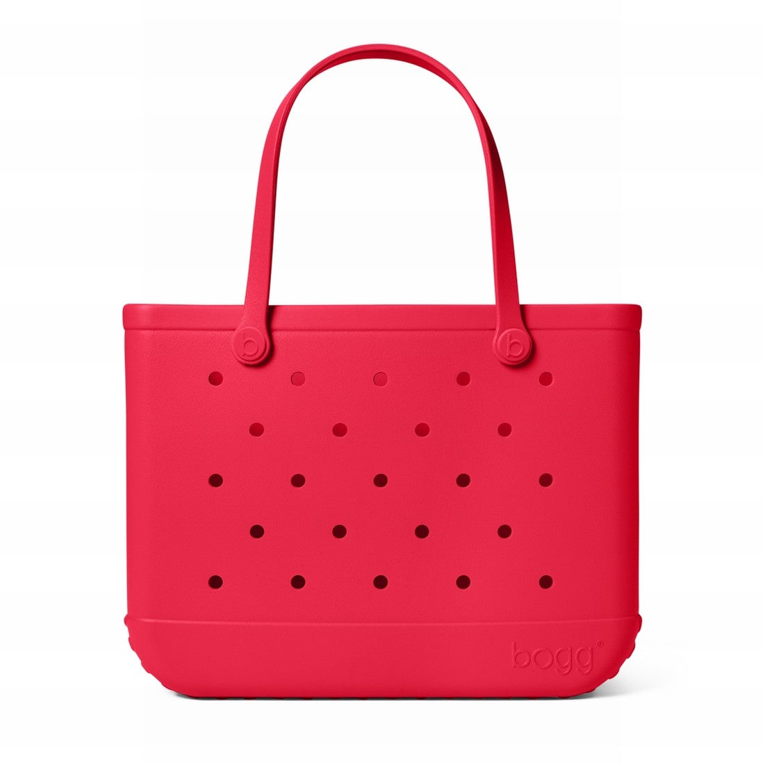 Original Bogg Bag Off to the Races Red Ocean Breeze Carryall Lightweight Travel Friendly Reinforced Grip Handles for Summer Adventures