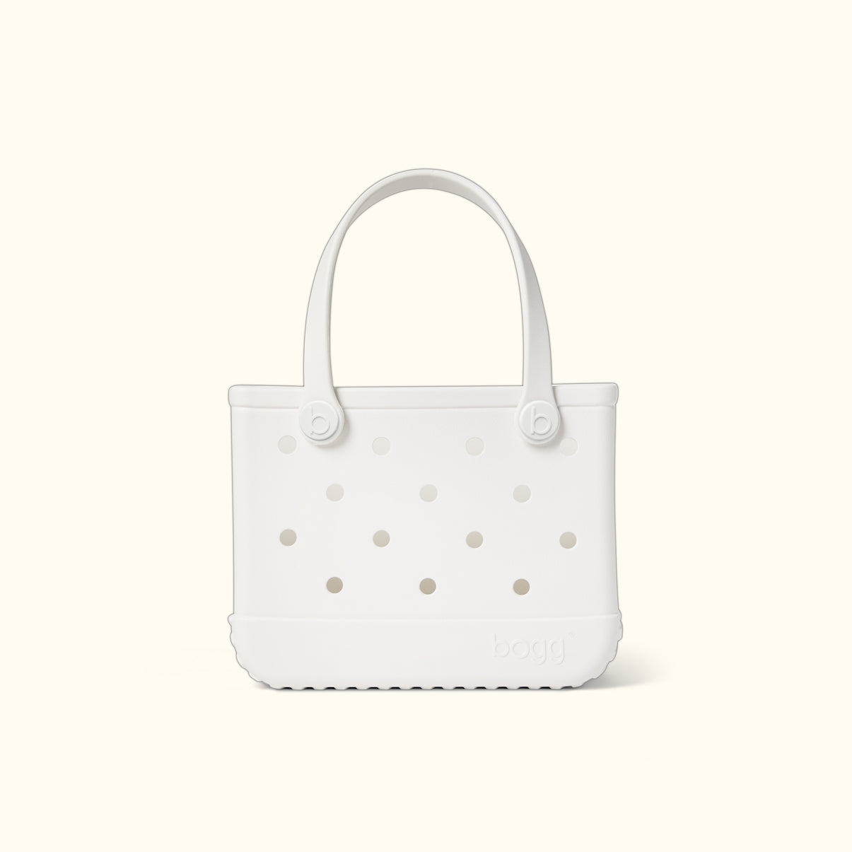 Bitty Bogg Bag For Shore White Summer Escape Beach Bag Premium Sandproof Open Top Access Access for Weekend Travel