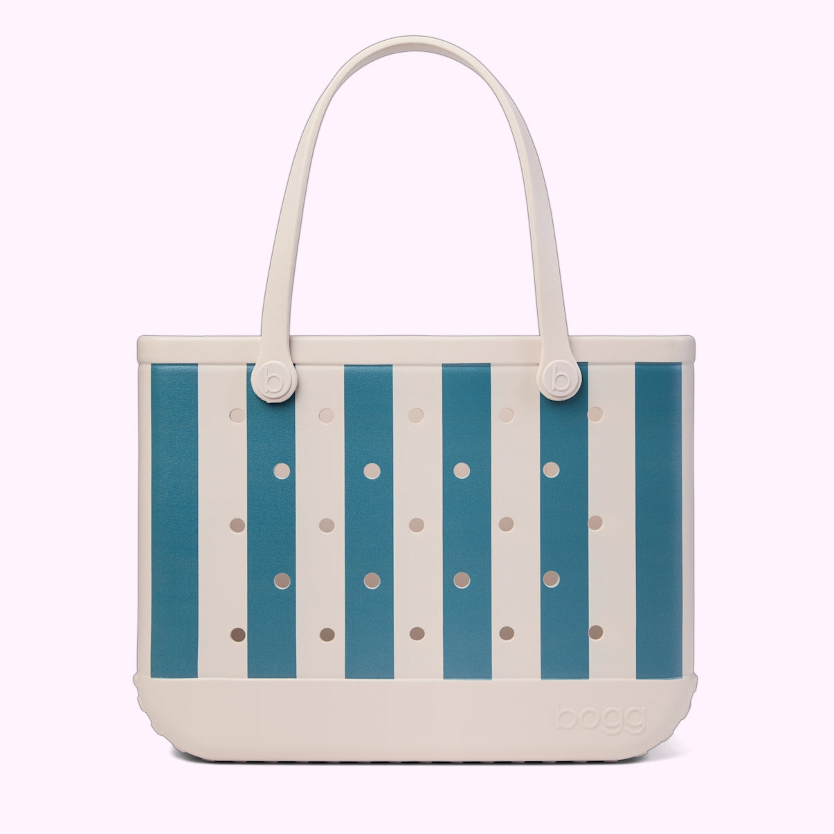 Original Bogg Bag Dockside Stripe Yacht Day Travel Organizer Functional Tip Resistant Extra Wide Opening for Weekend Travel