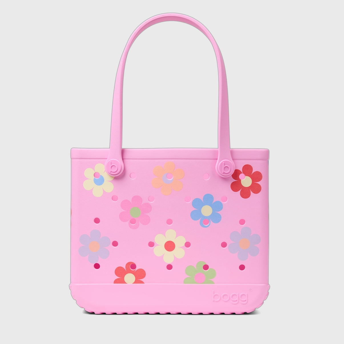 Baby Bogg Bag Happy Flowers Holiday Resort Carryall Heavy Duty Travel Friendly Non Slip Bottom Design for Cruise Travel
