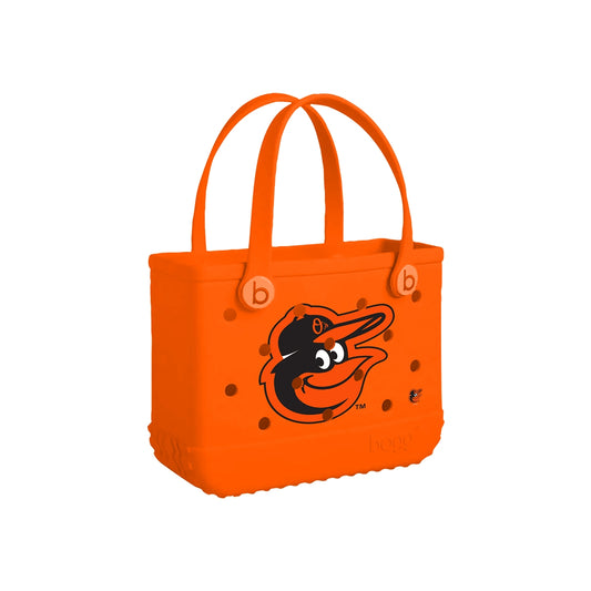 Bitty Bogg Bag Baltimore Orioles Open Top Beach Organizer Washable Tip Resistant with Spacious Interior for Family Beach Days Travel Organizer Vacation Essentials for Women