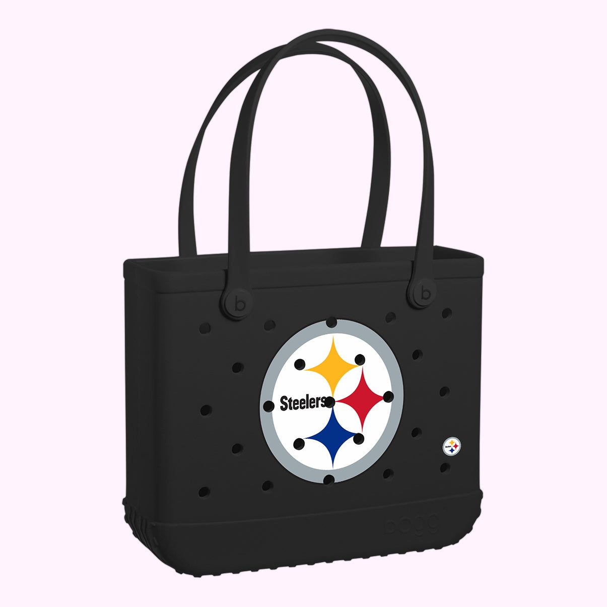 Baby Bogg Bag Pittsburgh Steelers Open Top Beach Organizer Travel Friendly Travel Friendly with Cosmetic Organizer for Pool Days Travel Organizer Vacation Essentials for Women