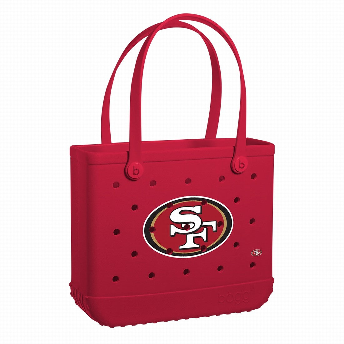 Baby Bogg Bag San Francisco 49ers Weekend Getaway Beach Bag Washable Large Capacity with Reinforced Handles for Picnic Days Travel Organizer Vacation Essentials for Women