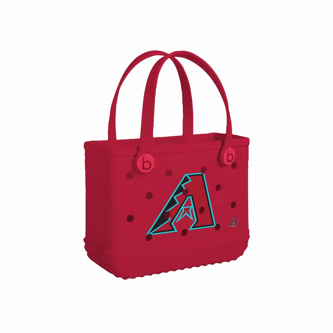 Bitty Bogg Bag Arizona Diamondbacks Heavy Duty Rubber Beach Bag Waterproof Oversized with Non Slip Bottom for Boat Trips Travel Organizer Vacation Essentials for Women