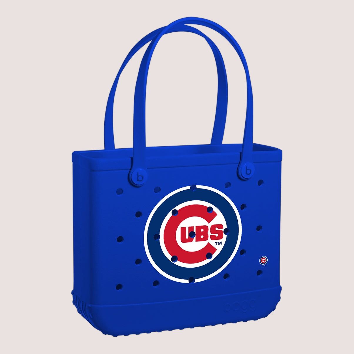 Baby Bogg Bag Chicago Cubs Waterproof EVA Beach Tote Bag Washable Large Capacity with Cosmetic Organizer for Pool Days Travel Organizer Vacation Essentials for Women