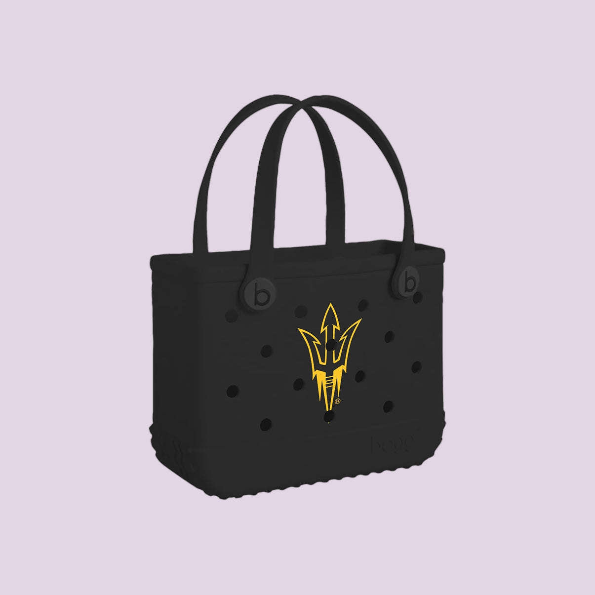 Bitty Bogg Bag Arizona State Sun Devils Waterproof EVA Beach Tote Bag Oversized Tip Resistant with Reinforced Handles for Yacht Excursions Travel Organizer Vacation Essentials for Women