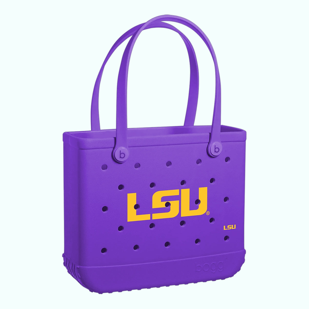 Baby Bogg Bag LSU Tigers Weekend Escape Carryall Heavy Duty Multi Purpose Reinforced Grip Handles for Family Trips