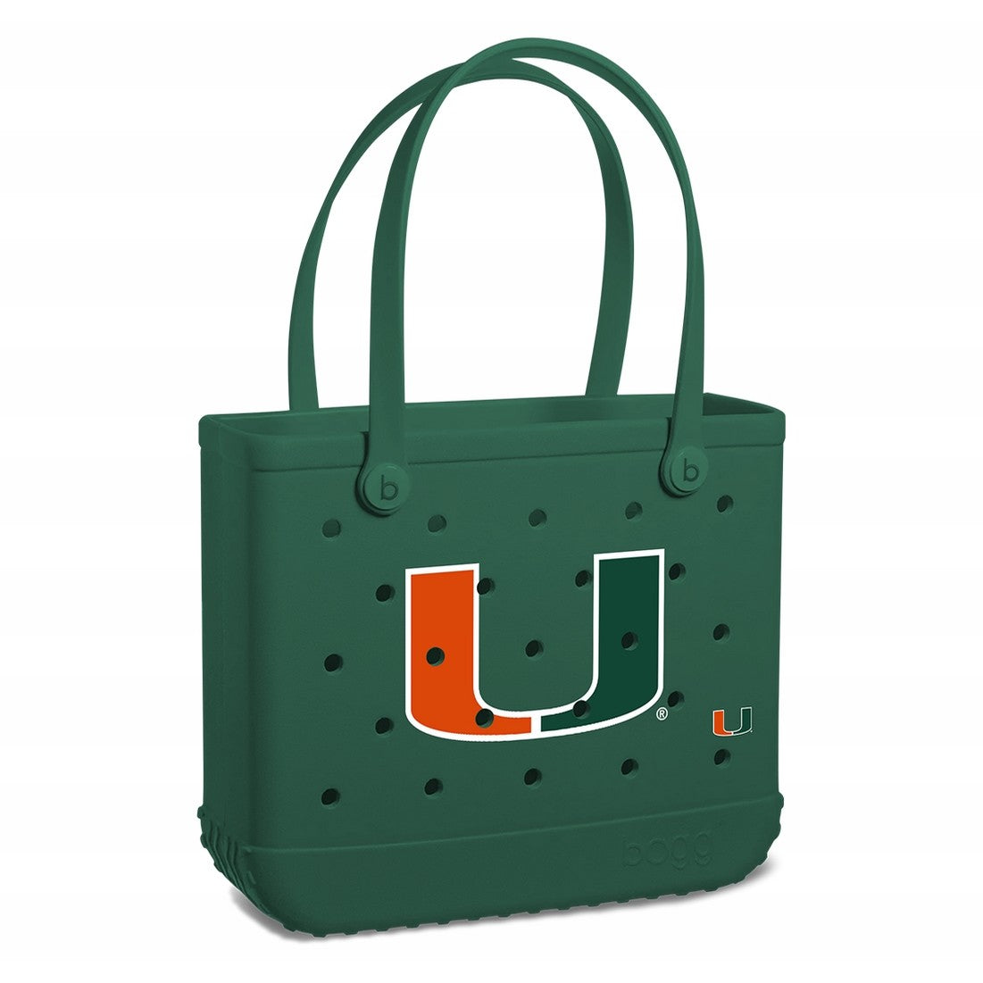 Baby Bogg Bag Miami Hurricanes Outdoor Journey Tote Modern Travel Friendly Extra Wide Opening for Weekend Travel