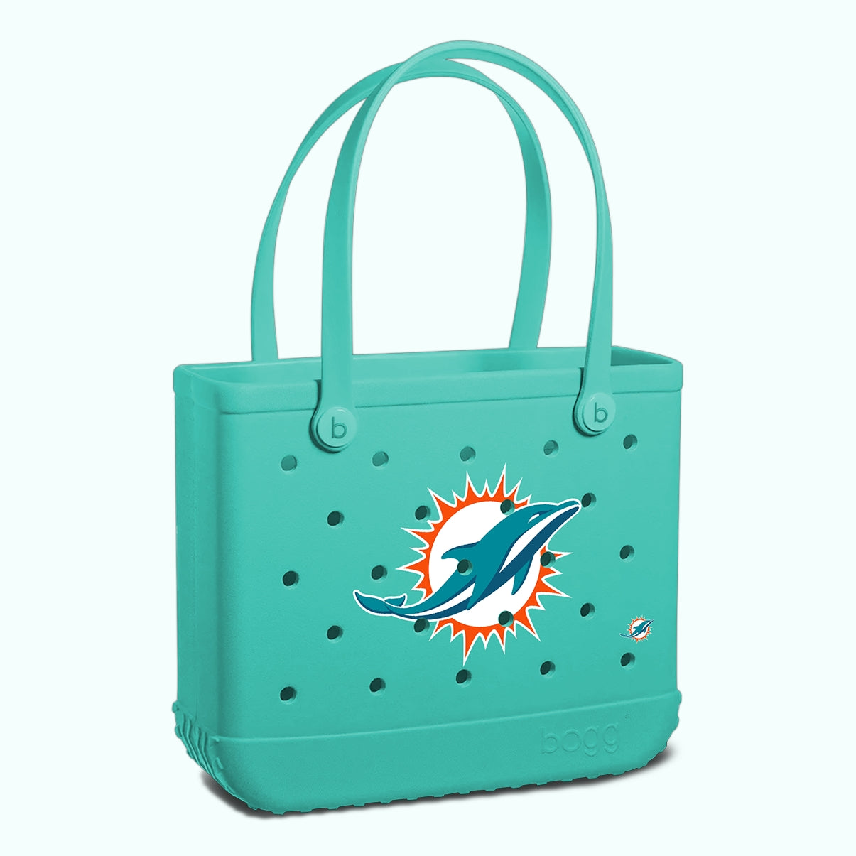 Baby Bogg Bag Miami Dolphins Travel Friendly Beach Organizer Easy Clean Sandproof with Makeup Bag for Boat Trips Travel Organizer Vacation Essentials for Women
