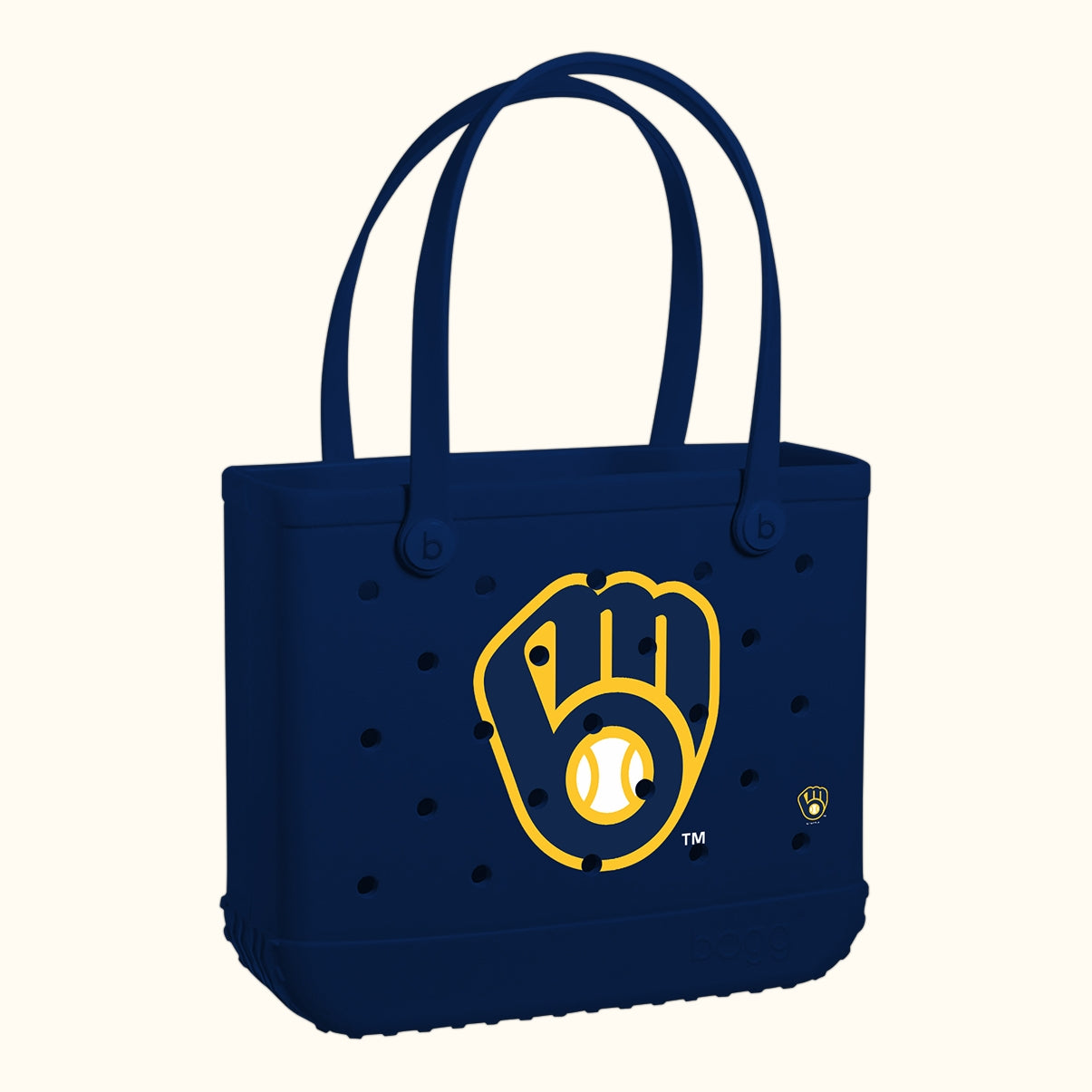 Baby Bogg Bag Milwaukee Brewers Easy Clean Rubber Tote Tip Resistant Lightweight with Easy Clean Surface for Family Beach Days Travel Organizer Vacation Essentials for Women