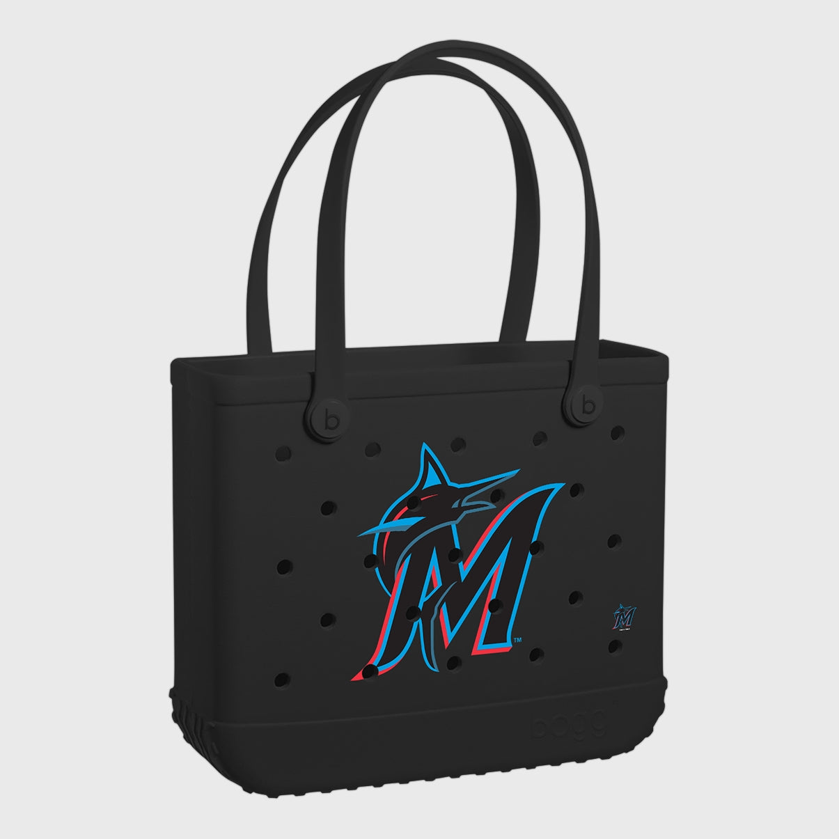 Baby Bogg Bag Miami Marlins Multi Purpose Travel Carryall Oversized Waterproof with Spacious Interior for Summer Travel Travel Organizer Vacation Essentials for Women