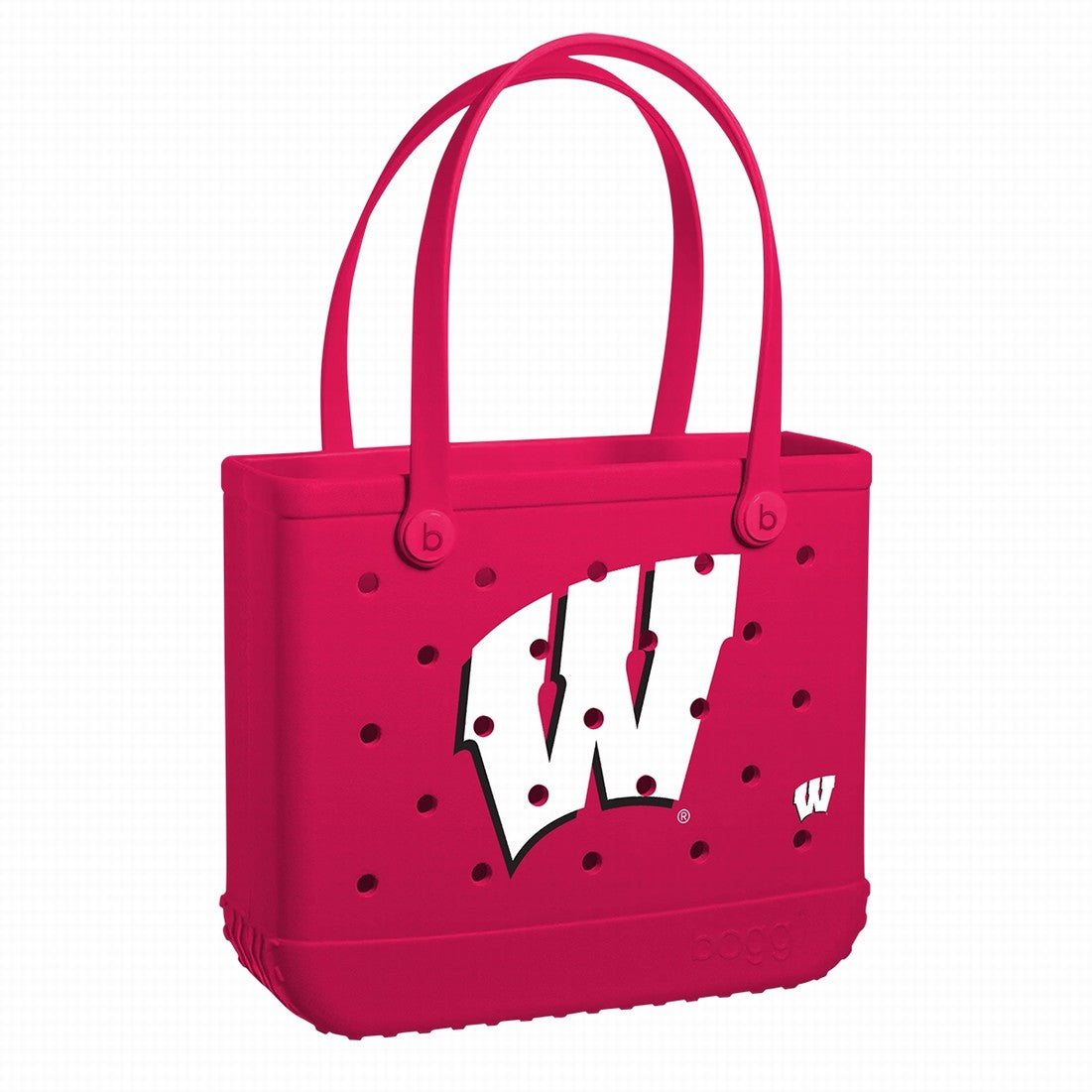 Baby Bogg Bag Wisconsin Badgers Lightweight Waterproof Carryall Washable Sandproof with Adjustable Shoulder Strap for Family Beach Days Travel Organizer Vacation Essentials for Women