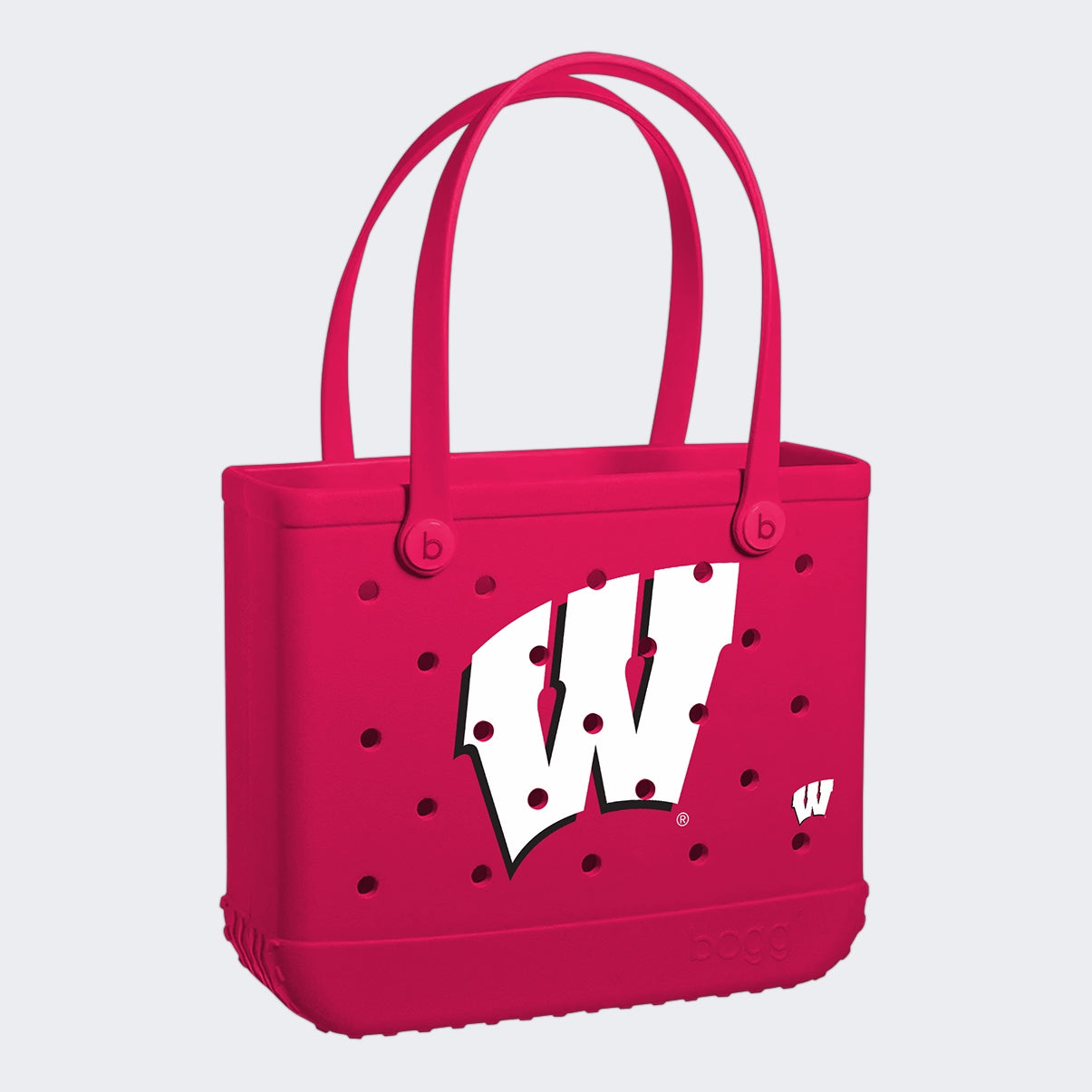 Baby Bogg Bag Wisconsin Badgers Poolside Storage Carryall Washable Travel Friendly with Reinforced Handles for Pool Days Travel Organizer Vacation Essentials for Women