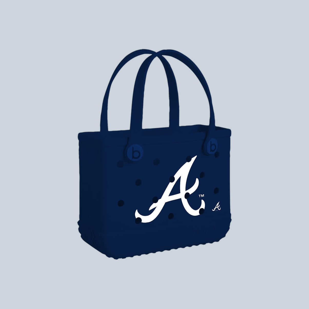 Bitty Bogg Bag Atlanta Braves Boat Trip Waterproof Tote Lightweight Waterproof with Easy Clean Surface for Boat Trips Travel Organizer Vacation Essentials for Women