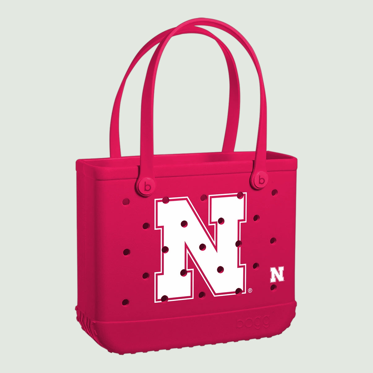 Baby Bogg Bag Nebraska Cornhuskers Women's Waterproof Beach Tote Waterproof Large Capacity with Non Slip Bottom for Family Beach Days Travel Organizer Vacation Essentials for Women
