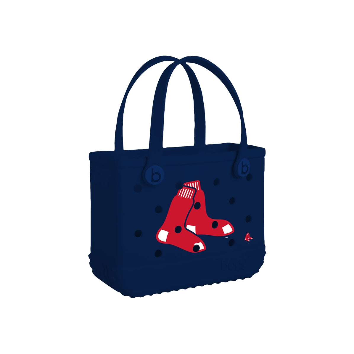 Bitty Bogg Bag Boston Red Sox Outdoor Adventure Pool Tote Washable Tip Resistant with Makeup Bag for Weekend Getaways Travel Organizer Vacation Essentials for Women